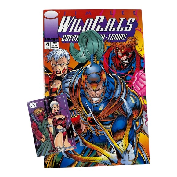 WildC.A.T.S. Image Comics #4 Jim Lee Covert Action Teams Comic Book - Picture 1 of 6